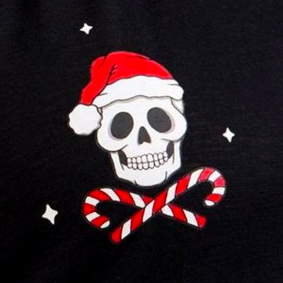 ❤️NWT VINTAGE TORRID SKULL PRINT - CHRISTMAS - RACERBACK SLEEP TANK - PLUS SIZE - Picture 4 of 12